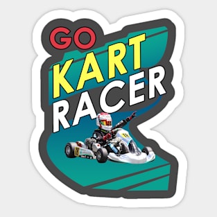 Go Kart Racer Sticker